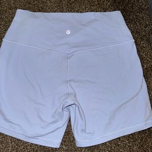 Blissful blue align shorts 6”